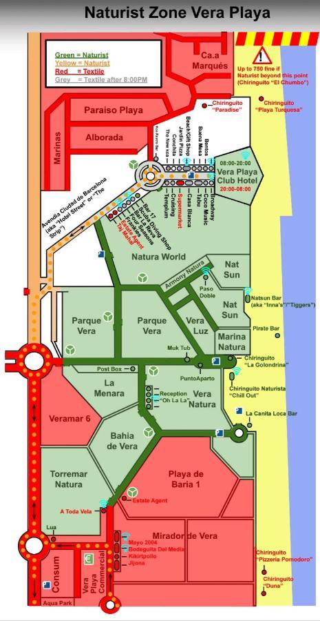 Oasis Naturista, Bahia De Vera Playas de Vera Εξωτερικό φωτογραφία